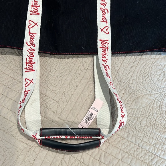 NEW WITH TAG VICTORIAS SECRET CANVAS TOTE - Picture 7 of 9